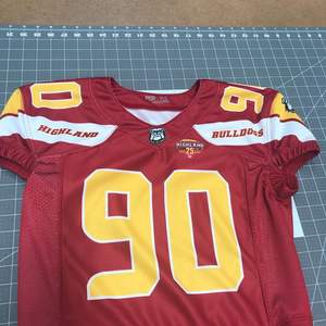 Uniformes de football américain de qualité supérieure avec broderie tissu sergé ensembles imprimés respirants vêtements de football par sublimation - Product Image 1