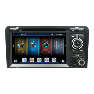 7 "écran tactile <span class=keywords><strong>Android</strong></span> 12 Image de recul sans fil GPS Tracker Dash <span class=keywords><strong>Cam</strong></span> Auto Electronics lecteur DVD de voiture pour Audi A3 avec DVD - Product Image 2