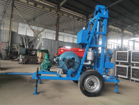 Appareil de forage de puits d'eau hydraulique à moteur Diesel 8HP 15HP 22HP