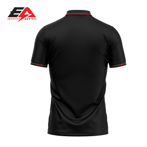 Manufacturer's Best Price Quick Dry 100% Polyester for Polo <b>Shirt</b> Eco-Friendly Anti-Wrinkle <b>Long</b> <b>Sleeve</b> Solid Design <b>Golf</b> - Product Image 2