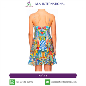 Bulk Sale on <b>Top</b> Notch Quality Chiffon <b>Kaftan</b> Beachwear Dresses with Breathable & Quick Dry Features at Low Market Price - Product Image 2