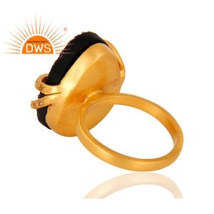 Anillo de plata de primera ley y Circonia cúbica para mujer, sortija, plata esterlina 18, Circonia cúbica, Zirconia, circonita, zirconita, zirconita, color dorado, 18k - Product Image 3