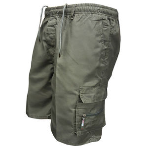 Pantalon court à poches multiples pour hommes, avec cordon de serrage, bas de sport élastique, pour loisirs, nouveauté, été, 2019 - Product Image 6