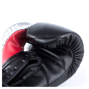 Gants d'entraînement imprimés personnalisés en cuir PU de haute qualité Gants de boxe avec logo gagnant pour les arts martiaux - Product Image 2
