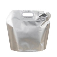 Sac à bec plastique aluminium, capacité de 1l 2l 5l 10l, pour eau pure, lait