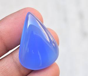Blue Chalcedony Cabochon High Quality Blue Chalcedony Loose Gemstone Cabochon Top Quality Blue Carnelian Gemstone Cornalian gems - Product Image 4