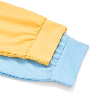 เสื้อกันหนาวสตรีทแวร์สีแบบกำหนดเอง,เสื้อผ้าผู้หญิง OEM เสื้อสเวตเตอร์แบบสวมหัวคอกลมสีบล็อกสำหรับผู้หญิง - Product Image 4