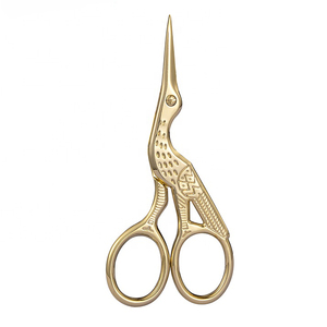 Gold Plated Nail Scissor Fancy Bird/Duck Style Small Stainless Steel Nail Cuticle Scissors With Private Logo