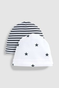 Bonnet pour bébé en 100% coton, certifié banane, paquet de deux - Product Image 3