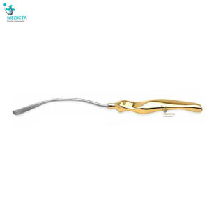 Gancho para el sistema nervioso, pieza curvada izquierda de 24cm, para cirugía plástica de calidad superior - Product Image 6