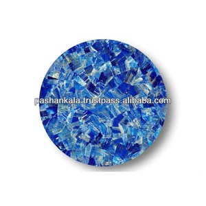 Tablero Redondo de Lapislázuli para Mesa de Centro - Product Image 1