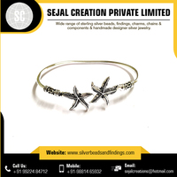 Bracelets manchette tribaux personnalisés en argent sterling 925 pour femmes, pointe de stylo-plume dorée, style mode, idéal pour anniversaire - Vente chaude