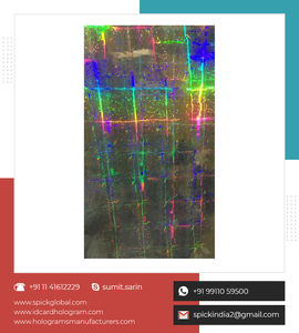 ฟิล์มโพลีเอสเตอร์โปร่งใสโฮโลแกรมสะท้อนแสงจากอินเดีย - Product Image 2