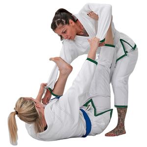 Alta calidad profesional ligero 100% algodón BJJ Gi personalizado Jiu Jitsu Kimono bordado duradero cómodo para entrenamiento - Product Image 1