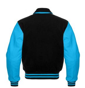 New Winter Professional Varsity <b>Jacket</b> for <b>Men</b> Wool <b>Leather</b> Breathable Baseball Bomber Customizable Design Plus Size - Product Image 2