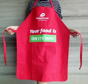 Delantal de Chef 100% Algodón, Delantal de Carnicero, Delantal Promocional con Serigrafía, Unisex, para Hoteles, Limpieza - Product Image 1