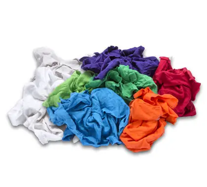 Mix renk yüksek kalite İhracat odaklı % 100% pamuklu endüstriyel kumaş kesim adet konfeksiyon hurda tekstil atık bangladeş