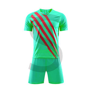 Camiseta y pantalones cortos de fútbol de manga corta de secado rápido para jóvenes para entrenar traje deportivo para niños con uniformes de aficionados - Product Image 5