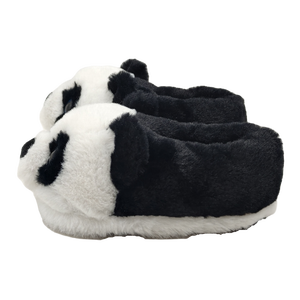 공장 아울렛 사용자 정의 참신 따뜻한 겨울 동물 팬더 슬리퍼 부드러운 플러시 침실 부드러운 단독 실내 슬리퍼 - Product Image 5