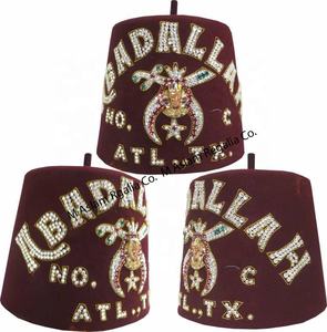 Masónica Regalia, liso, granate, con borlas negras - Product Image 2