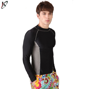 High Quality Custom Men's Long Sleeve Rash Guard <b>Swim</b> <b>T</b>-<b>Shirt</b> Wholesale Rash Guard - Product Image 2