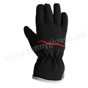 Heavy Duty Synthetic Leather Utility, <b>Driver</b>, Rigger, Safety, and Gardening <b>Gloves</b> - Product Image 3