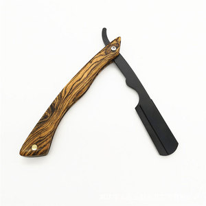 Navaja de Afeitar Recta Plegable de Calidad Premium Nrza International, Cuchilla Única de Acero Inoxidable - Product Image 1