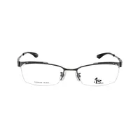 Mens Semi-Rimless Glasses Titanium Frame Made in Japan Yamato Brand