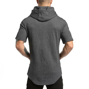 เสื้อฮู้ดแบบสวมหัวสำหรับผู้ชาย,เสื้อมีแขนครึ่งแขนออกแบบเองได้ - Product Image 6