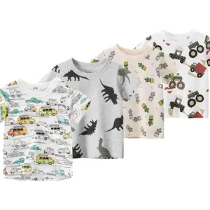 Mode Jongens T-shirt Kids Voor Zomer Seizoen Modellen