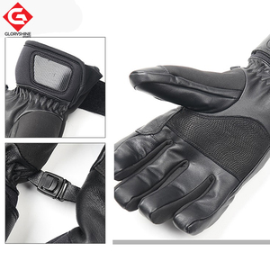 ถุงมือหนังขี่มอเตอร์ไซค์แบบเต็มนิ้วกันน้ำกันลมป้องกันการสั่นสะเทือนฤดูหนาวออกแบบได้ตามต้องการ - Product Image 5