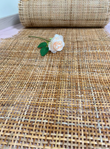 Natural Mesh Rattan Cane Webbing Roll Weave <b>Bleached</b> 100% Real Webbing Cane Rattan from Vietnam Top High quality - Product Image 5