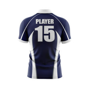 Polo-camisa antiarrugas cómoda de alta calidad tejido de punto transpirable personalizado al por mayor diseño deportivo Logo patrón sólido - Product Image 4