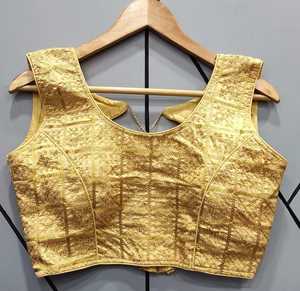 Ropa de boda de diseñador Nuevo diseñador Espejo real e hilo trabajado Phantom Silk Party Wear Colección de blusas listas para usar - Product Image 5