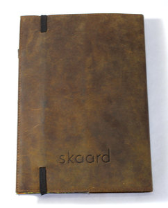 Handmade mềm tái chế da bìa trang vẽ phác thảo cuốn sách gạo Quà Tặng Giấy OEM bút chì da Tạp Chí máy tính xách tay A5 - Product Image 6