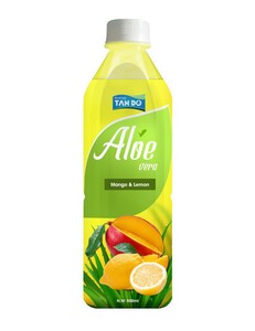 Boisson à l'aloe vera Tan Do 500ml sans sucre avec pulpe, saveurs tropicales, prix compétitif, échantillon gratuit, support de conception de bouteille. - Product Image 5