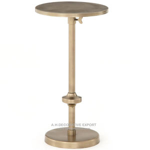 Mesa con acabado antiguo de aluminio y plata para decoración del hogar, diseño único, aspecto antiguo, elegante - Product Image 5