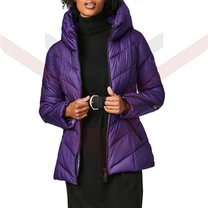 Chaqueta de plumón grueso y cálido para mujer, Chaqueta larga sin capucha, de plumón de pato blanco, brillante, de alta calidad, para invierno - Product Image 4