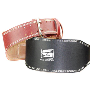 Cinturones de levantamiento de pesas de cuero de diseño personalizado de entrenamiento de fitness ajustable y resistente de calidad superior - Product Image 6