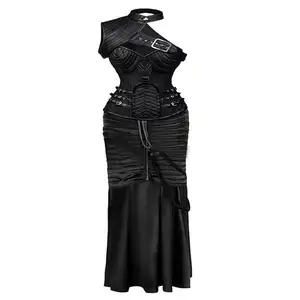 2022 Strap Corset Ruched Bodycon Dress Women Sexy Solid Party Elegant Bustier Short Bodycon Mini Dress