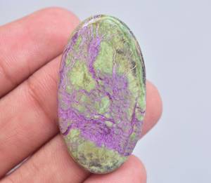 Purpurite-cabujones de piedras preciosas, cabujones de purpurita con serpentina, cabujones de piedras preciosas sueltas - Product Image 5