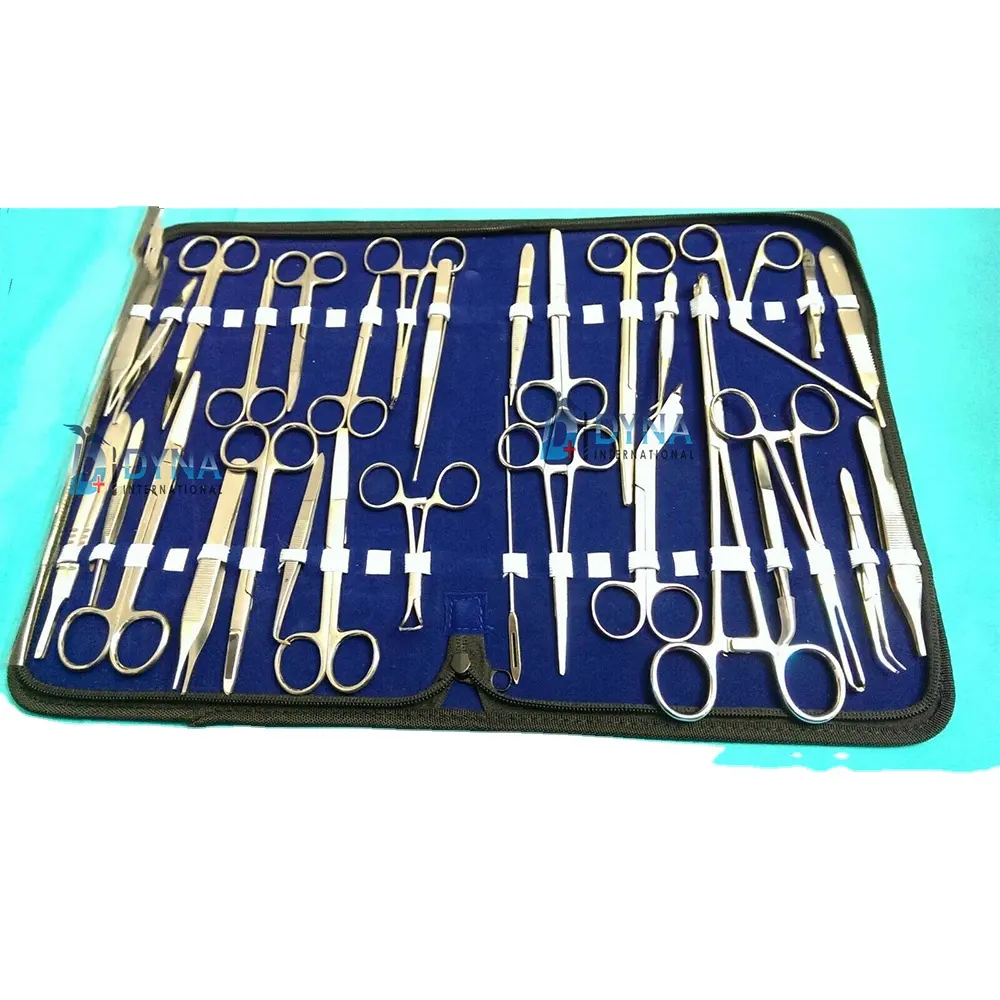 112 PC US FIELD MINORSURGERY SURGICAL VETERINARY DENTAL INSTRUMENTS KIT