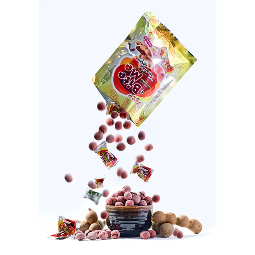 Sweet & Sour Asam Jawa Tamarinde Candy 80g Gummibärchen Fruchtiger Geschmack mit HALAL aus Thailand Zertifizierung Brown Red 18 Monate