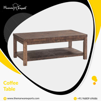 Table basse en bois massif recyclé de haute qualité, meubles de salon
