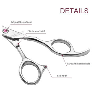 Professional High Quality Razor Blades Salon <b>Left</b> <b>Handed</b> Hair Cutting <b>Scissors</b> With Stainless Steel For Men And Women - Product Image 6