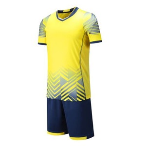 Camiseta de manga corta y pantalones de poliéster con impresión por sublimación personalizada, camisetas de secado rápido, uniformes de fútbol, venta al por mayor - Product Image 2