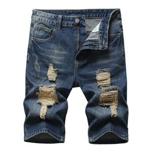 Short de planche en denim pour homme 100% coton, imprimé personnalisé, personnalisé, idéal pour la plage, nouvelle collection - Product Image 5
