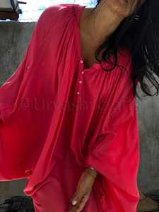 Vestidos cortos cómodos para mujer, blusa Sexy lisa de manga larga holgada, Vestido tipo túnica informal - Product Image 4