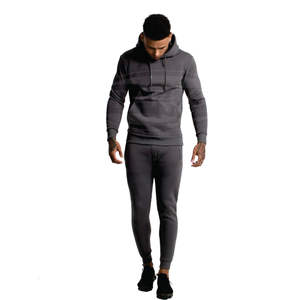 Survêtement de saison d'hiver pour hommes personnalisé de haute qualité 100% coton avec logo à fermeture éclair caractéristique tissu polaire - Product Image 3