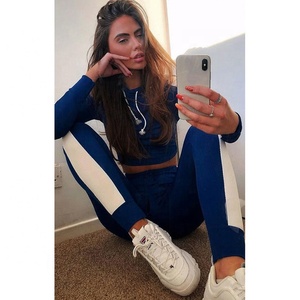 Sobre todo Venta de chándales de mujer en venta al por mayor precio barato a granel cantidad señoras Sudadera con capucha pantalón chándal corto - Product Image 6